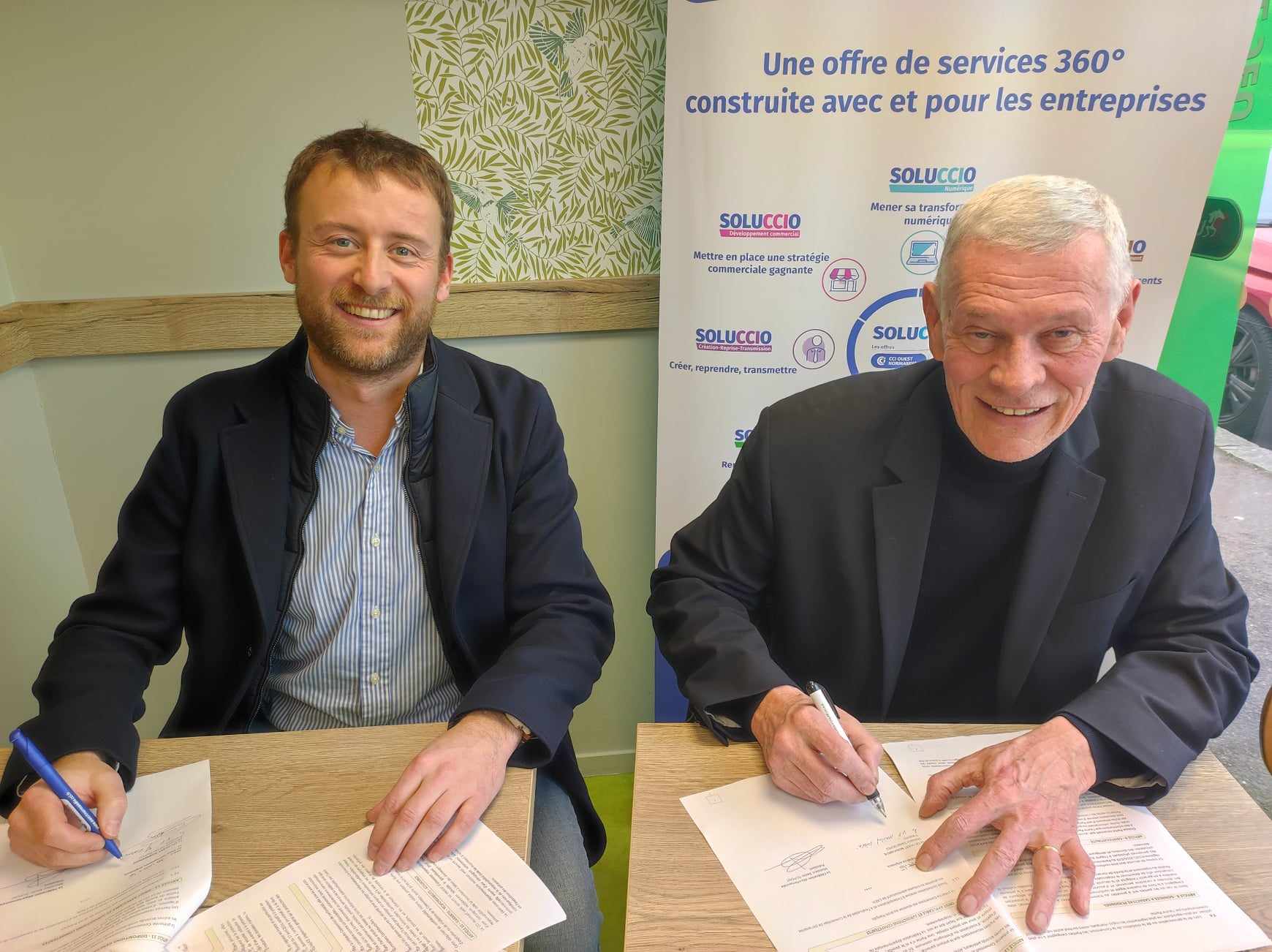 Xavier Dupont et Michel Voisin photo