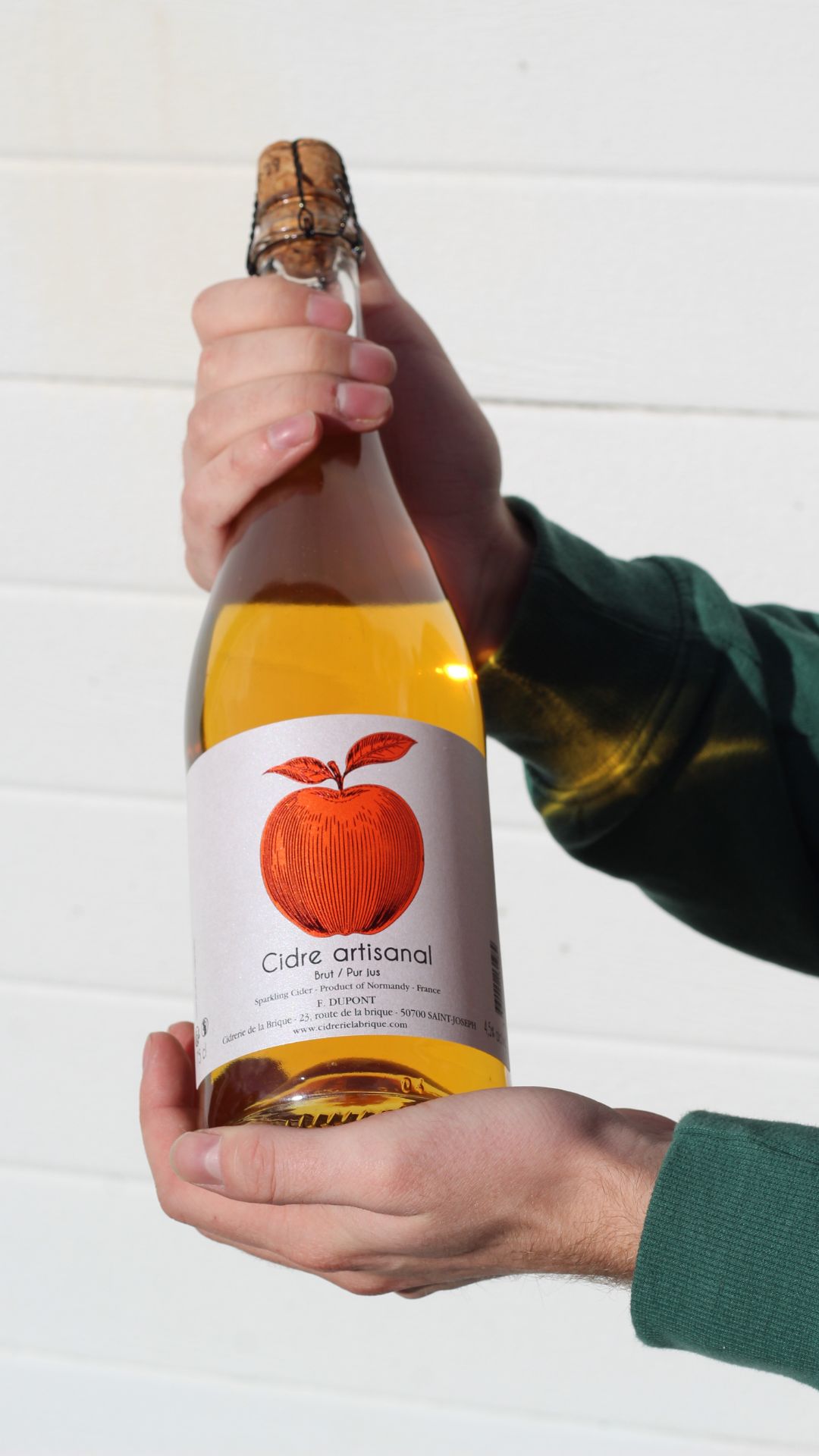 Bouteille cidrerie de la Brique