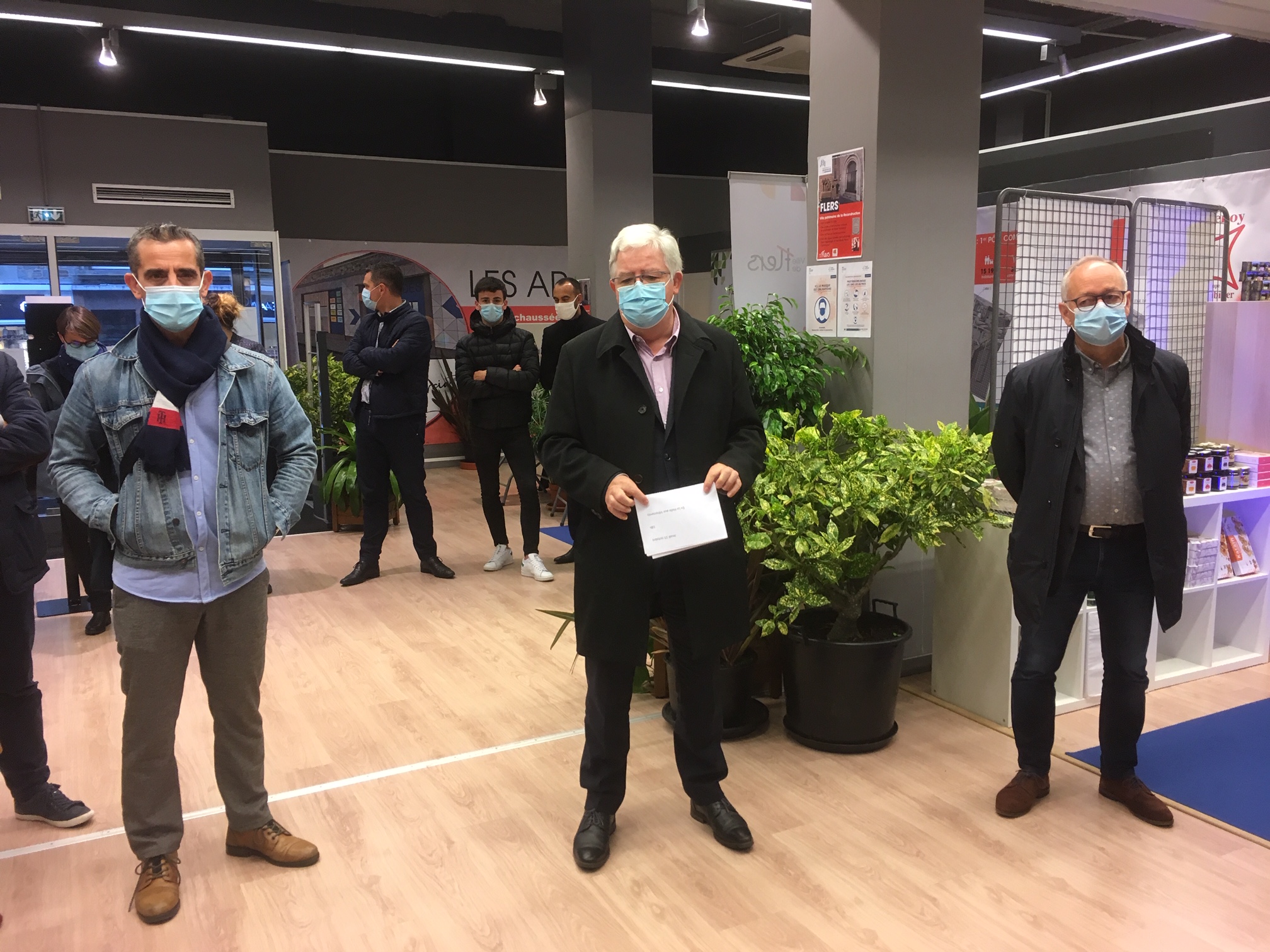 Inauguration du pop up store à Flers