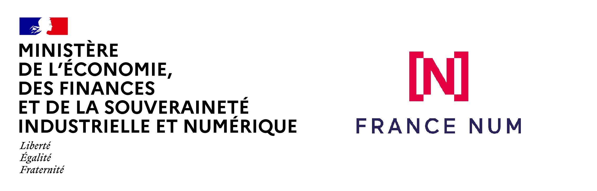 Logo ministère et france num