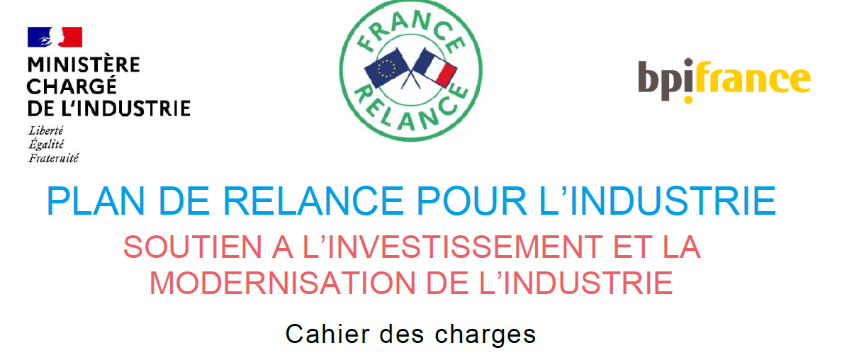 plan de relance cahier des charges
