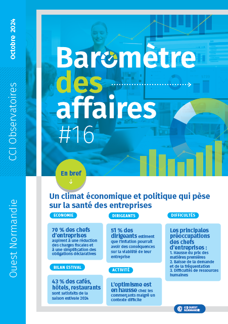 Baromètre des affaires 16 cci ouest normandie