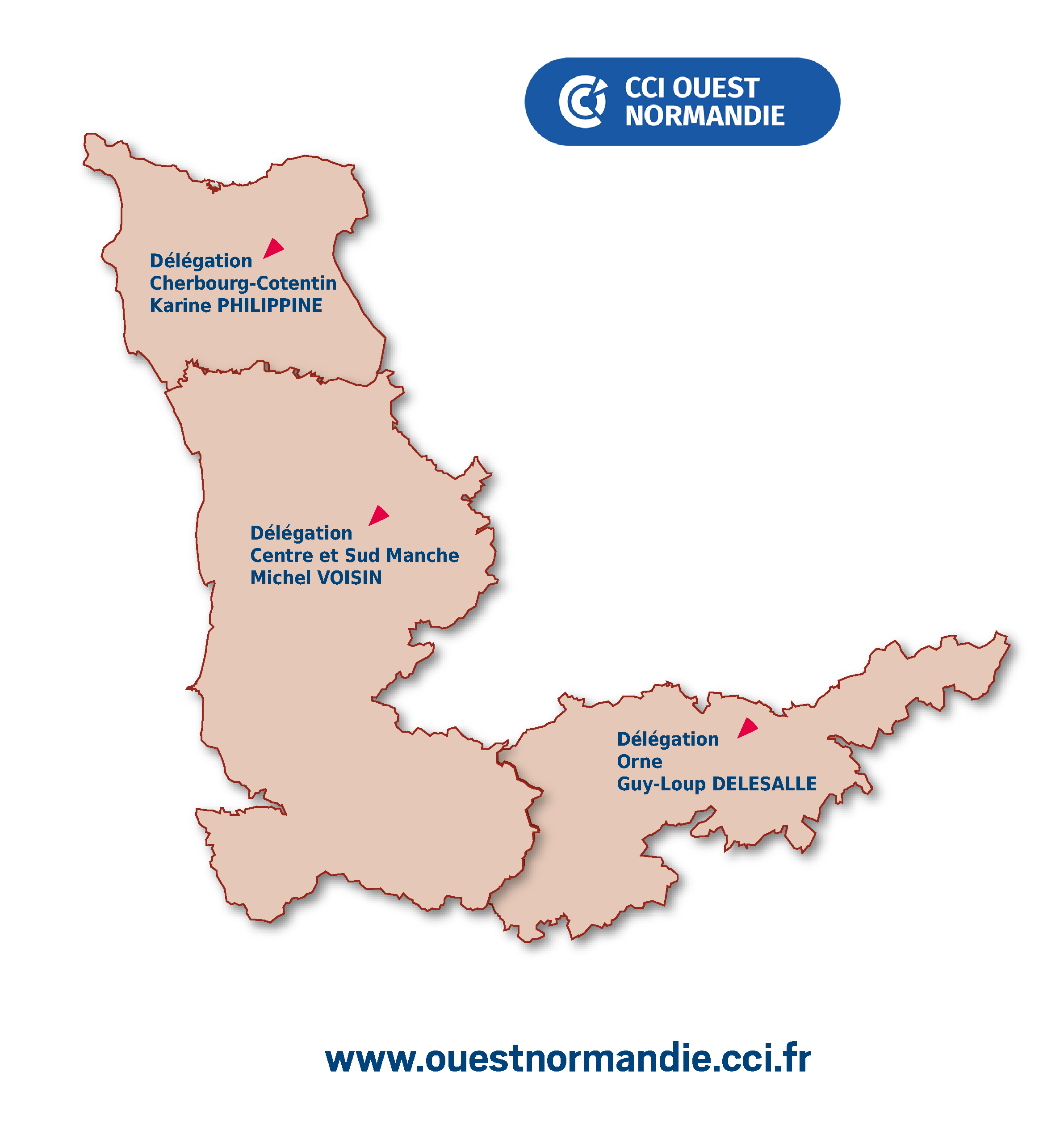 Carte Délégations CCION