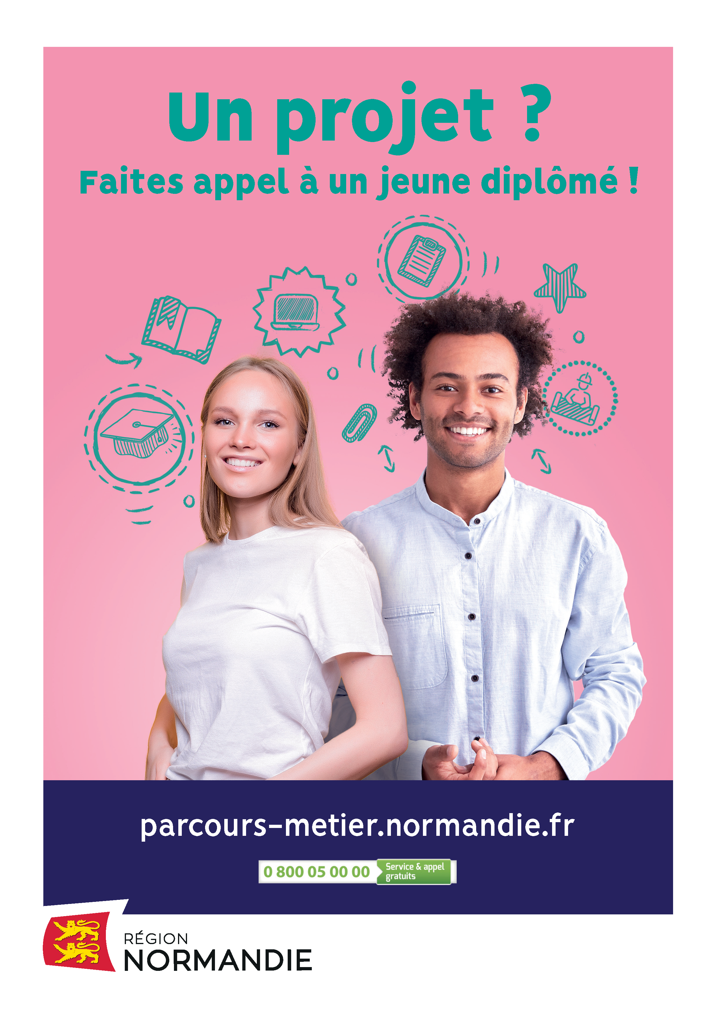 carte postale jeunes diplomes 1