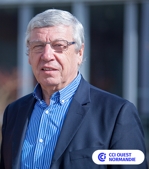 Daniel Dufeu, président de la CCI Ouest Normandie