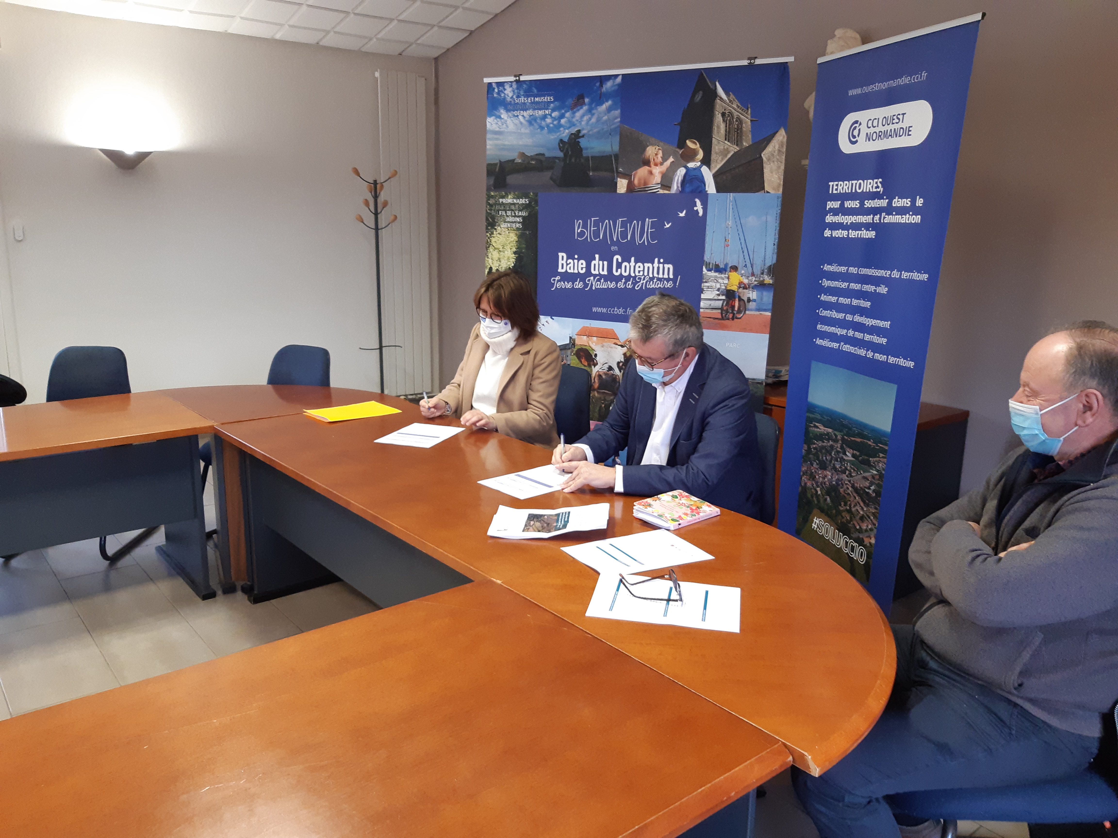 signature convention st hilaire petitville CCI Ouest Normandie