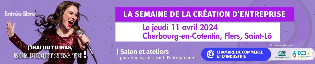 salon création entreprise 2024 cci ouest normandie
