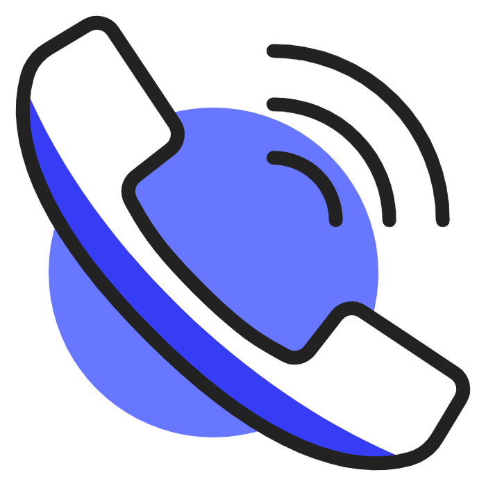 Téléphone portable bleu