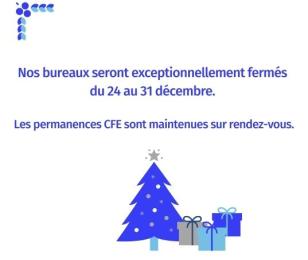 FERMETURE FIN D'ANNEE CCI OUEST NORMANDIE 2021
