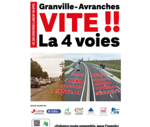 vite la 4 voies Granville Avranches