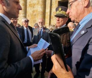 Emmanuel Macron et Daniel Dufeu