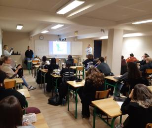 création entreprise lycée st thomas d'aquin