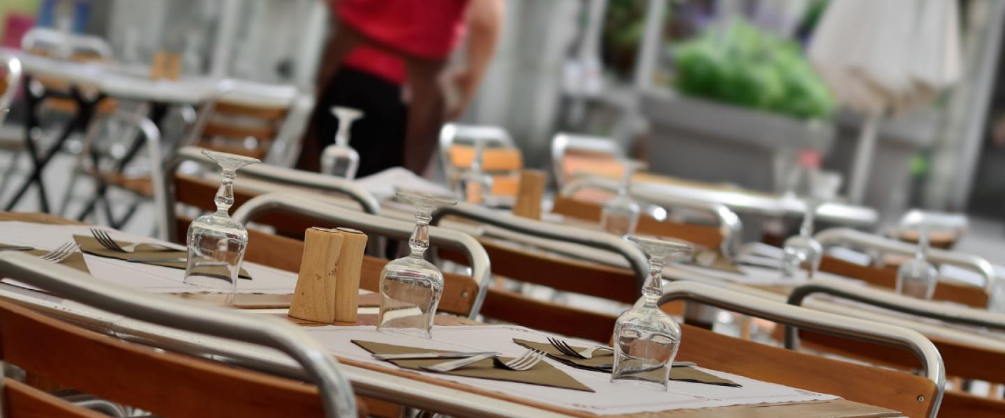 terrasse des restaurants autorisées à ouvrir