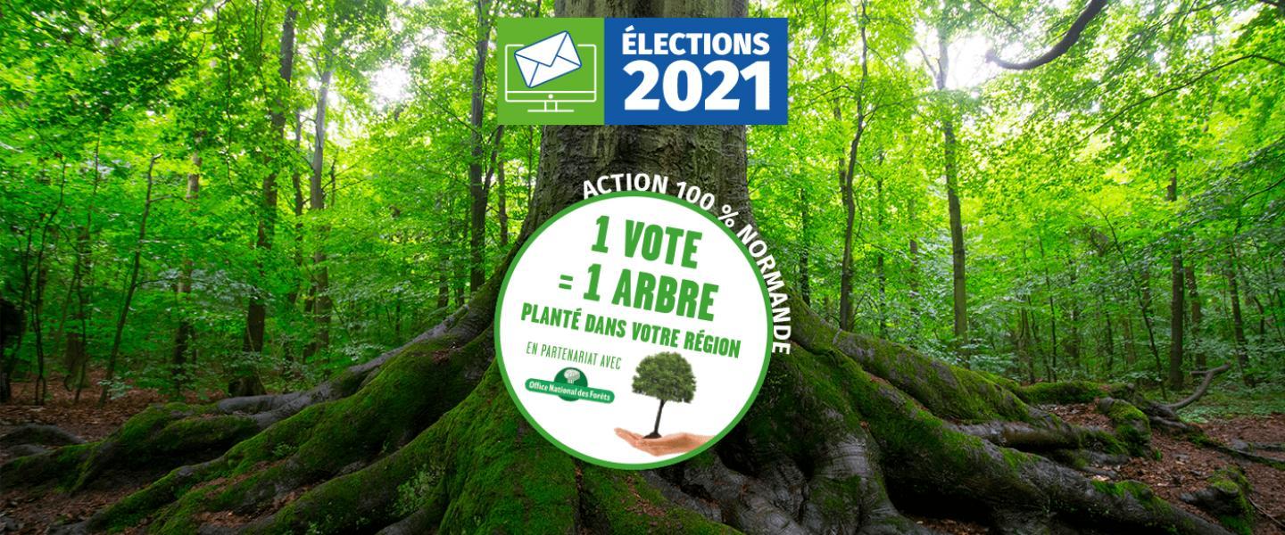 Opération un vote un arbre