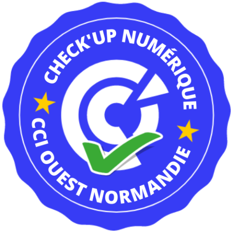 Logo check up numérique cci ouest normandie